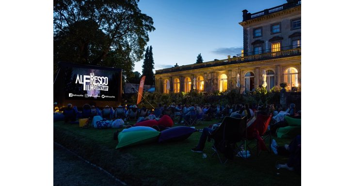 Cowley Manor provides the perfect backdrop for this summer's outdoor Alfresco Film Company cinema screenings - including Rocketman and The Goonies.