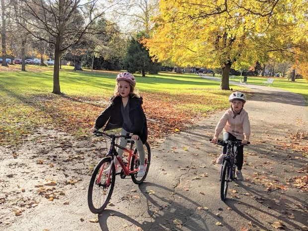 The girls hope to buy Christmas gifts and festive food for Cheltenham Food Bank with the funds raised.