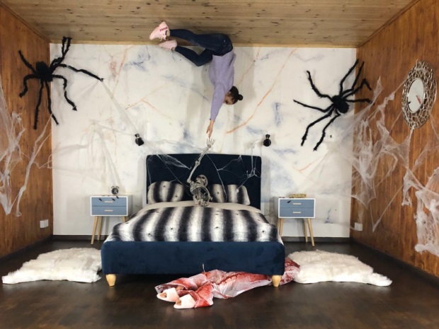 Bristol's Upside Down House gets a Halloween makeover