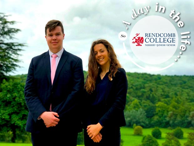 A day in the life of: Rendcomb College head girl and boy