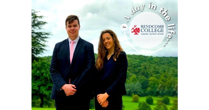 Here's what a day in the life of head girl and boy is like at Rendcomb College.