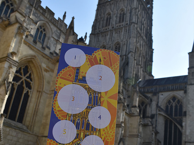 Families are invited to take part in Gloucester Cathedrals Summer Challenge during the school holidays.