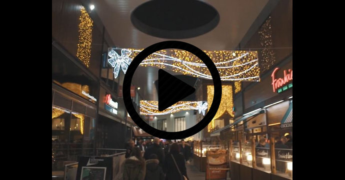 The Brewery Quarter Cheltenham Christmas Lights 2018 video