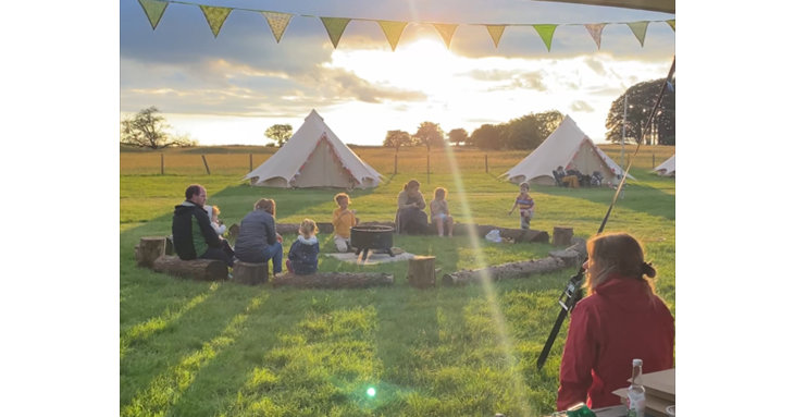 Festival-themed glamping is new to Cotswold Farm Park for summer 2021.