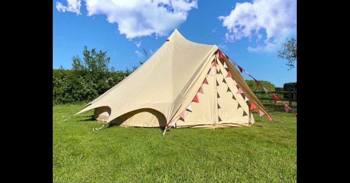 A pop-up glamping village is coming to Cotswold Farm Park this summer