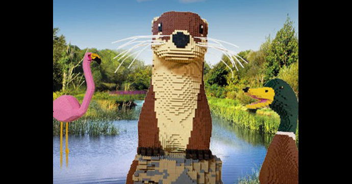 Giant LEGO Animal Trail returns to Slimbridge