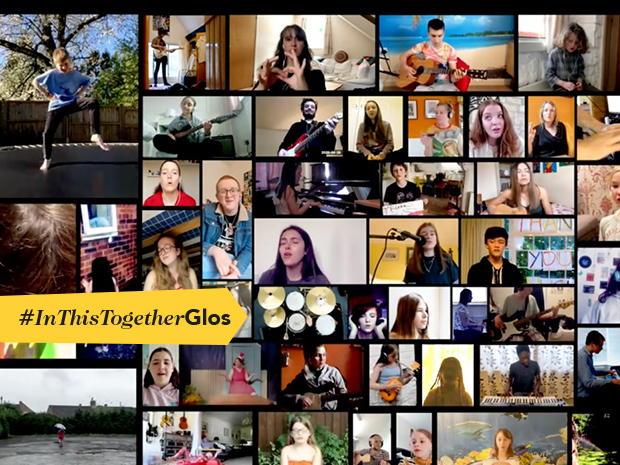 Over 60 children and young people got involved in recording Every Rainbow Drawn, including singers, guitarists, pianists and even a Samba band.