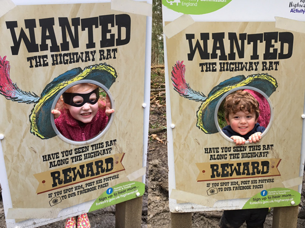 The Highway Rat Trail at Beechenhurst Lodge in the Forest of Dean