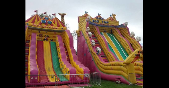 Inflatable Theme Park at Over Farm