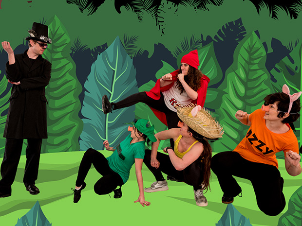 Little Red Riding Hood and The Three Funky Pigs musical at Batsford Arboretum