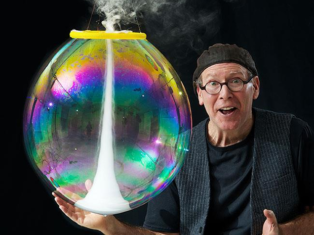 Treat the kids to tickets to see The Amazing Bubble Man.