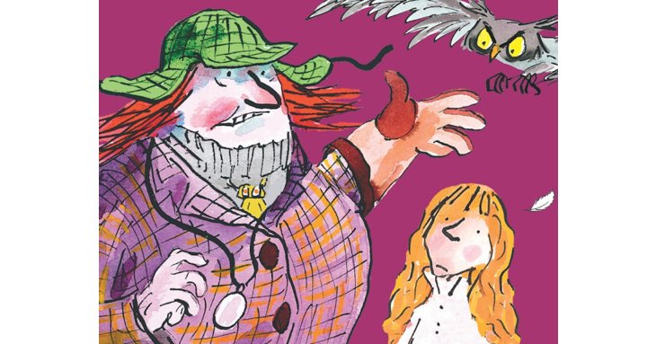 See David Walliams' story on the stage in Cheltenham. Illustration  Tony Ross.