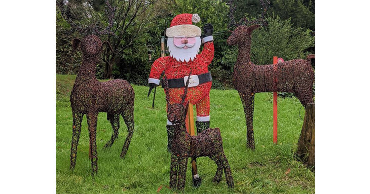 Santa and his friends are hiding around Batsford Arboretum in a new Christmas trail being launched this winter 2021.