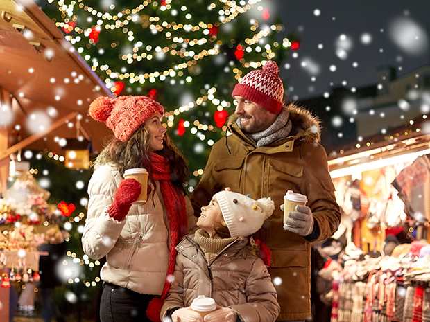 Enjoy the lights and shop till you drop at the Moreton-in-Marsh Christmas Market.