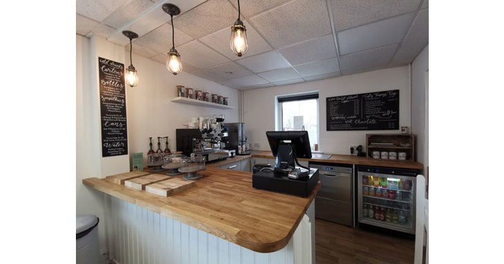 A real-life cafe serves up coffee and cake.
