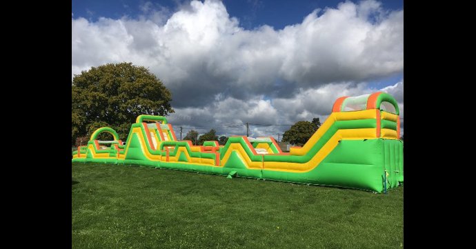 Giant inflatable course is heading to Chepstow Racecourse