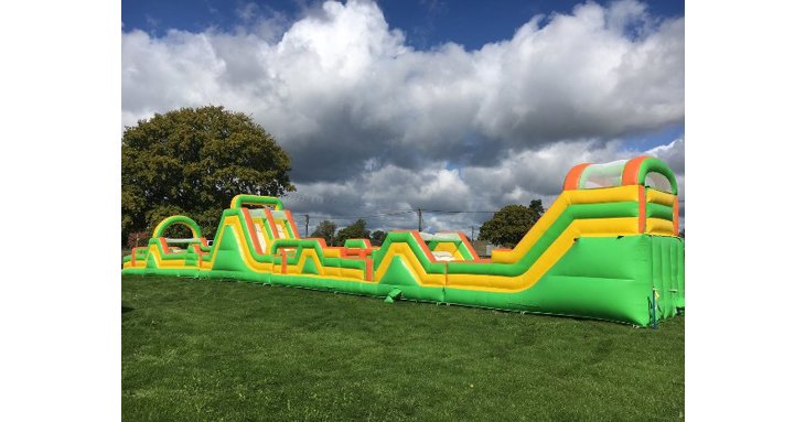 The inflatable is going to be 100 feet long!