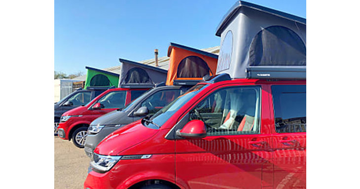M5 Motorhome Hire in Cheltenham has a fleet of VW T6.1 campervans  one of which is being offered up for several days use to the winners of this exciting competition.