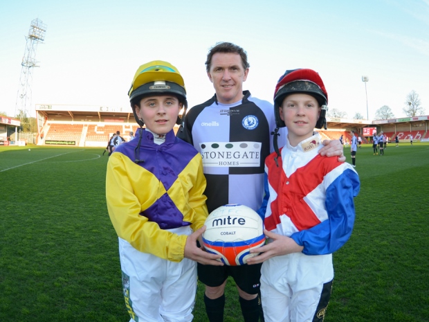 AP McCoy will be hosting the charity football match in Cheltenham, with some famous faces taking part.