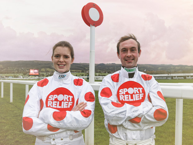 Find out what its like to take on Cheltenhams final furlong, all in aid of Sport Relief.