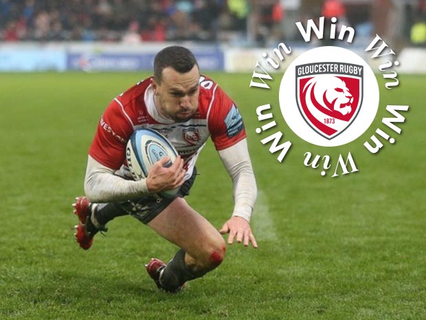 Tuck into a three-course meal in the hospitality box before watching the game at Kingsholm Stadium.