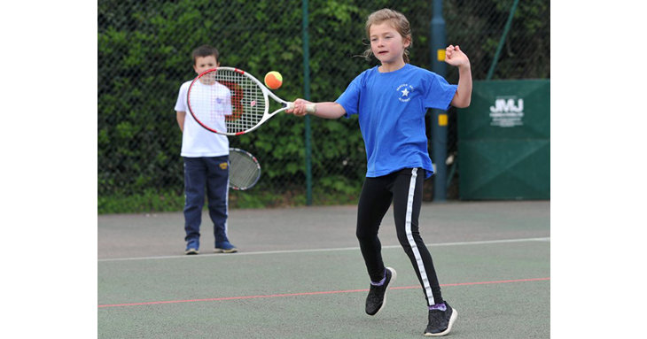 Children can learn or improve their tennis skills at East Glos Club, this October half term.