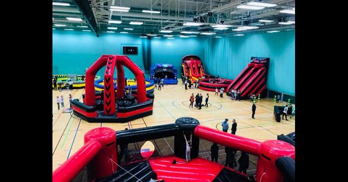Inflatable assault course heading to Cheltenham