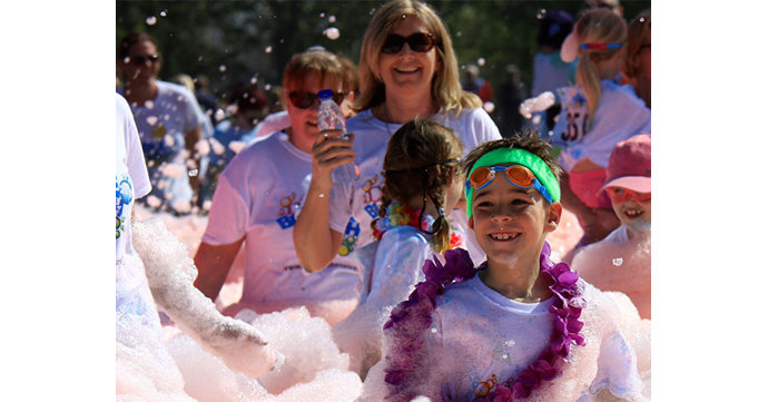 Longfield Bubble Rush in Cirencester