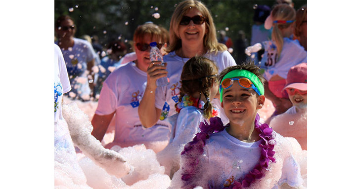 Join in the fun at the Longfield Bubble Rush this October.