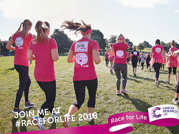 Join in with the fundraising fun during Race For Life's 5km this July.