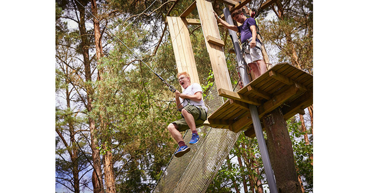 Balance between the trees or speed off on a Segway at Go Ape in the Forest of Dean, winning a 100 voucher to spend.