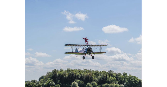 Wing Walk at Rendcomb Airfield