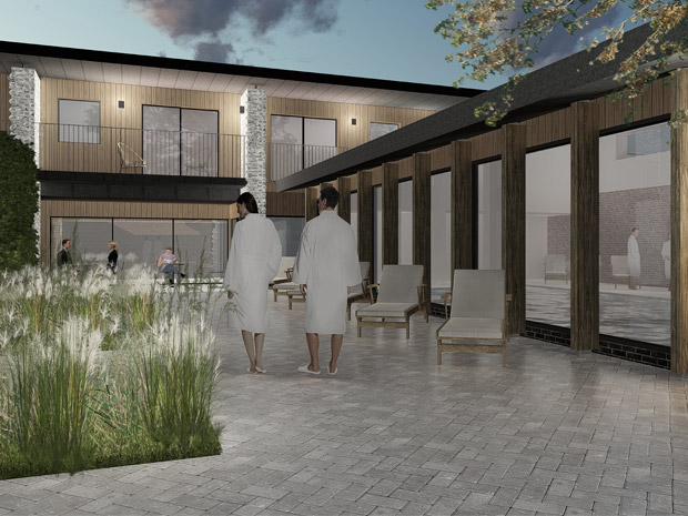Gloucester's newest spa is due to open in May 2018 at Hatherley Manor Hotel