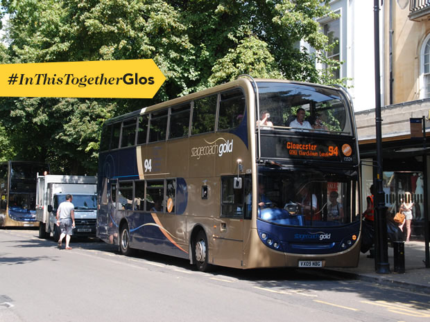 Stagecoach West offer free bus travel to NHS staff across Gloucestershire
