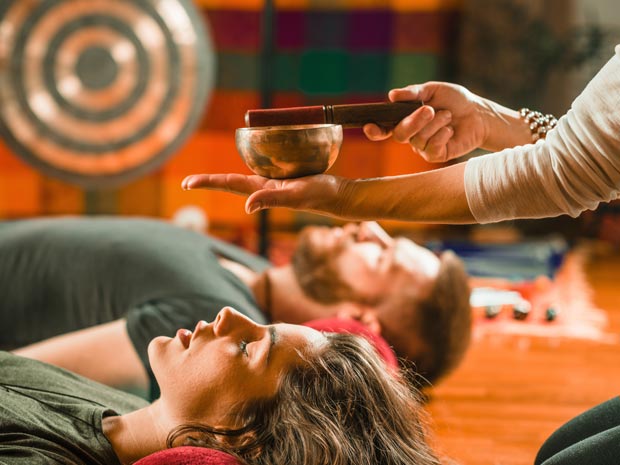 Our team tried a gong bath, a meditation session, reiki, reflexology and even attended a talk on philosophy at The Isbourne centre