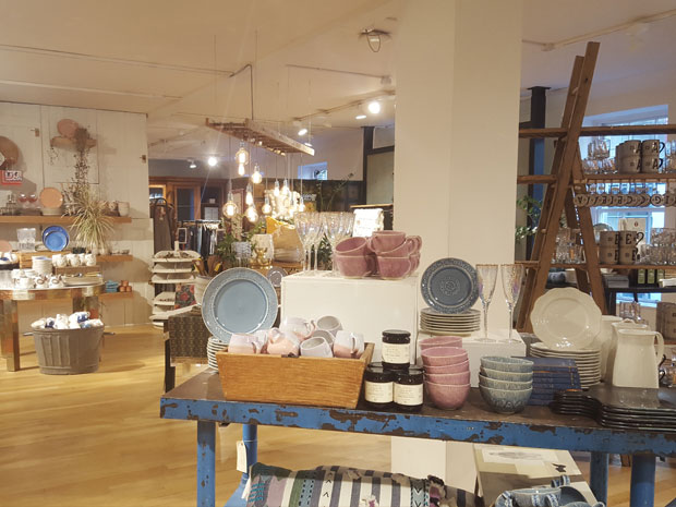 Anthropologie sells a range of clothing, gifts and homeware.
