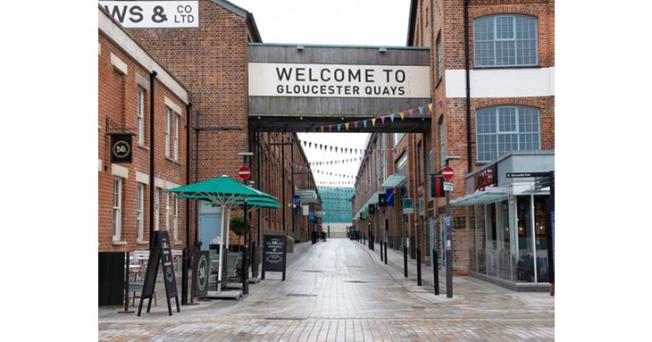 Gloucester Quays stores including H&M, Ted Baker, Allsaints, Jack Wills, Nike, M&S, The North Face, Hotel Chocolat and Gap are all opening on day one of trading after lockdown.