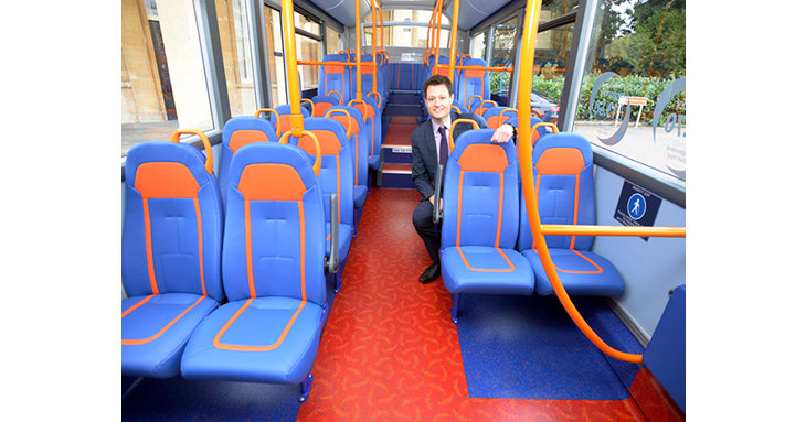 Designed to make bus travel more accessible for visually and hearing-impaired people, new Stagecoach West buses in Cheltenham will have audio-visual announcements.