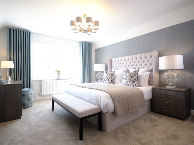 There are three double bedrooms and a single bedroom.