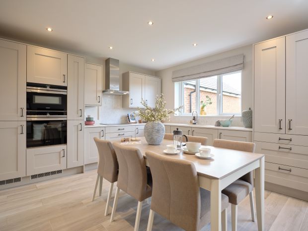 The kitchen is finished to a high standard.