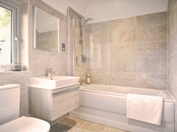 There is a large family bathroom on the first floor.