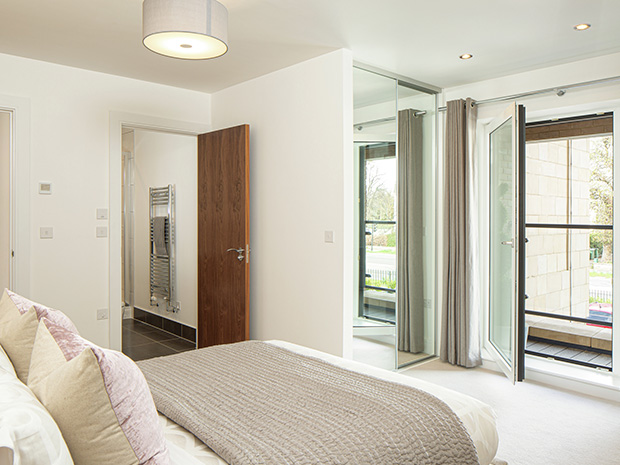 With fitted wardrobes, its own ensuite and even a balcony, the master bedroom is a functional yet tranquil space.