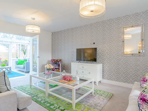 Ready to move into now, the property comes with designer flooring, stylish light fittings and bespoke curtains and blinds.