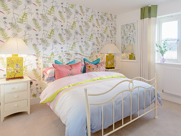 The master bedroom has spacious built-in wardrobes and its own ensuite.