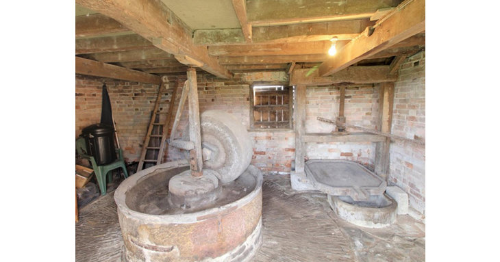 Theres even a historic mill building with an original cider press feature!