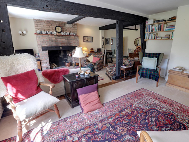 Its full of standout features, including exposed timber beams, flagstone floors and feature fireplaces.