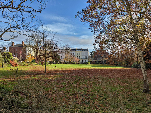The development also offers wonderful views over Brunswick Square Garden and the historic city beyond.