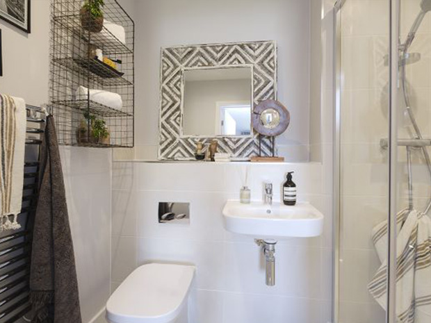 There is an ensuite and a family bathroom.