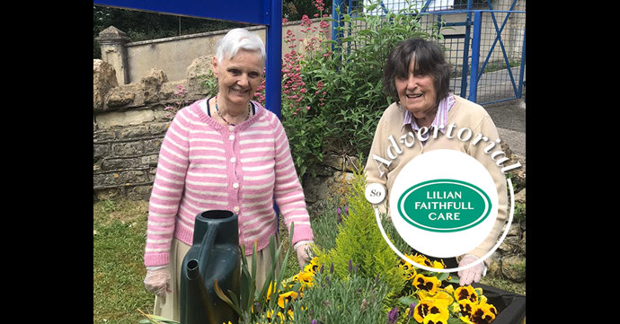 Lilian Faithfull Care launches a new gardening competition in Gloucestershire