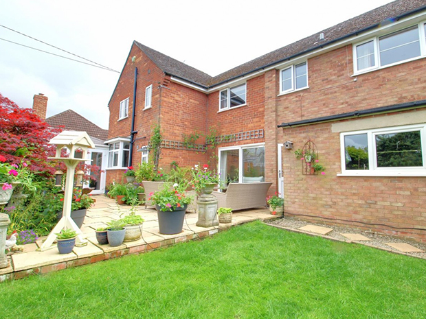 With 0.25 acres of land on the plot, the huge rear garden is one of its most impressive features.